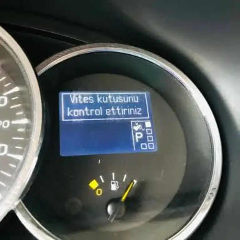 vites kutusunu kontrol ettiriniz