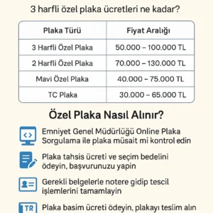 3 harfli ozel plaka fiyatlari
