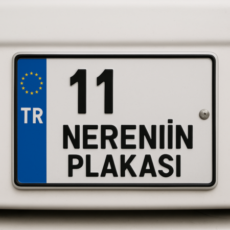 11 nerenin plakası - 11 plaka kodu