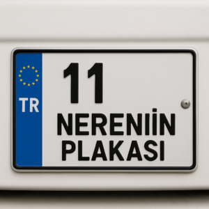 11 nerenin plakası - 11 plaka kodu