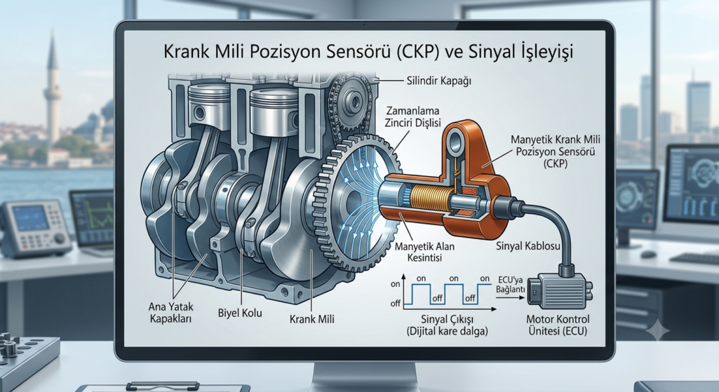 krank mili pozisyon sensörü